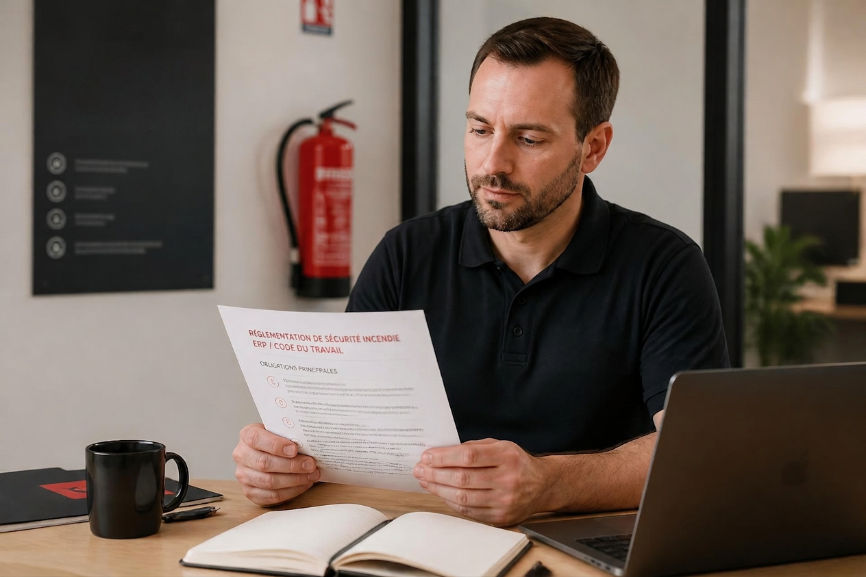 Consultation d'un registre de sécurité incendie